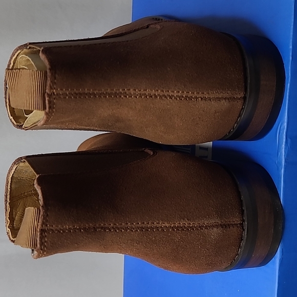 TR Premium Roberto Brown Suede Leather Casual Boots Size 8.5 NIB - Picture 4 of 10